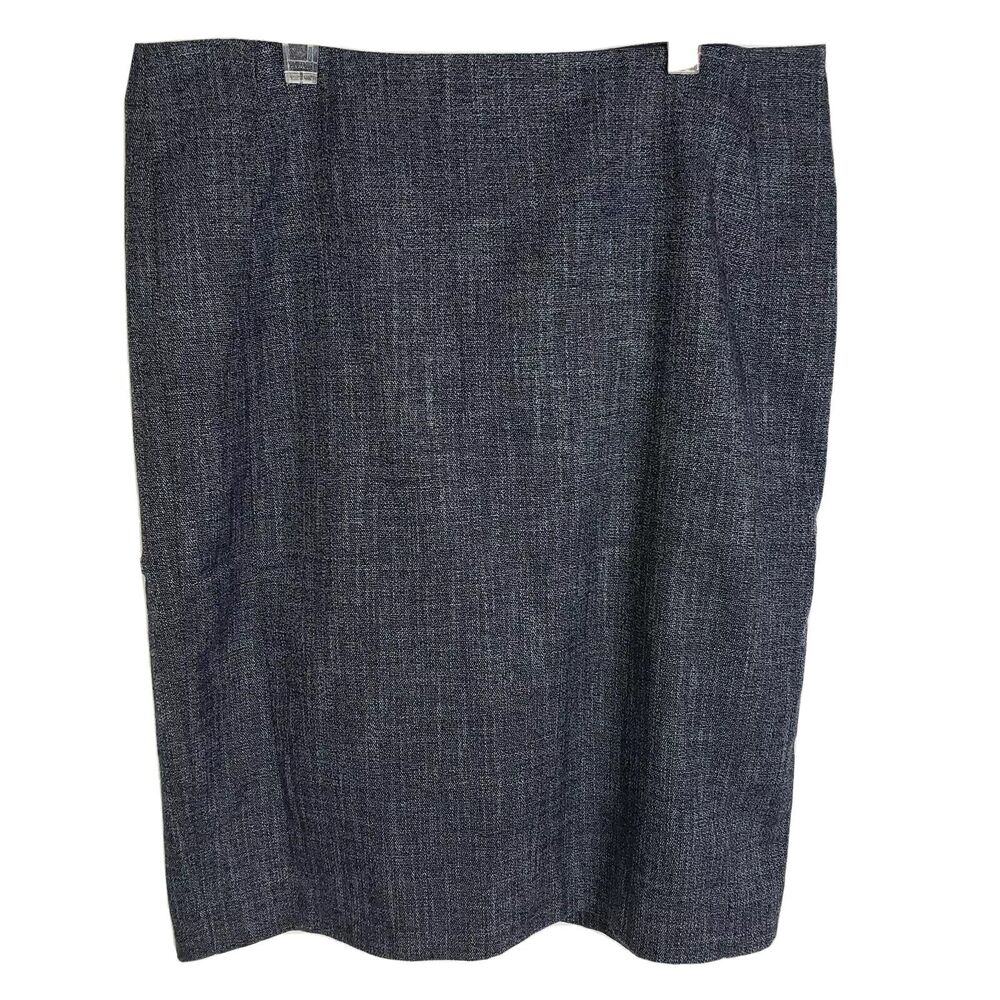 The Limited Collection Womens Skirt Size 6 Blue Heather Pencil Straight Lined